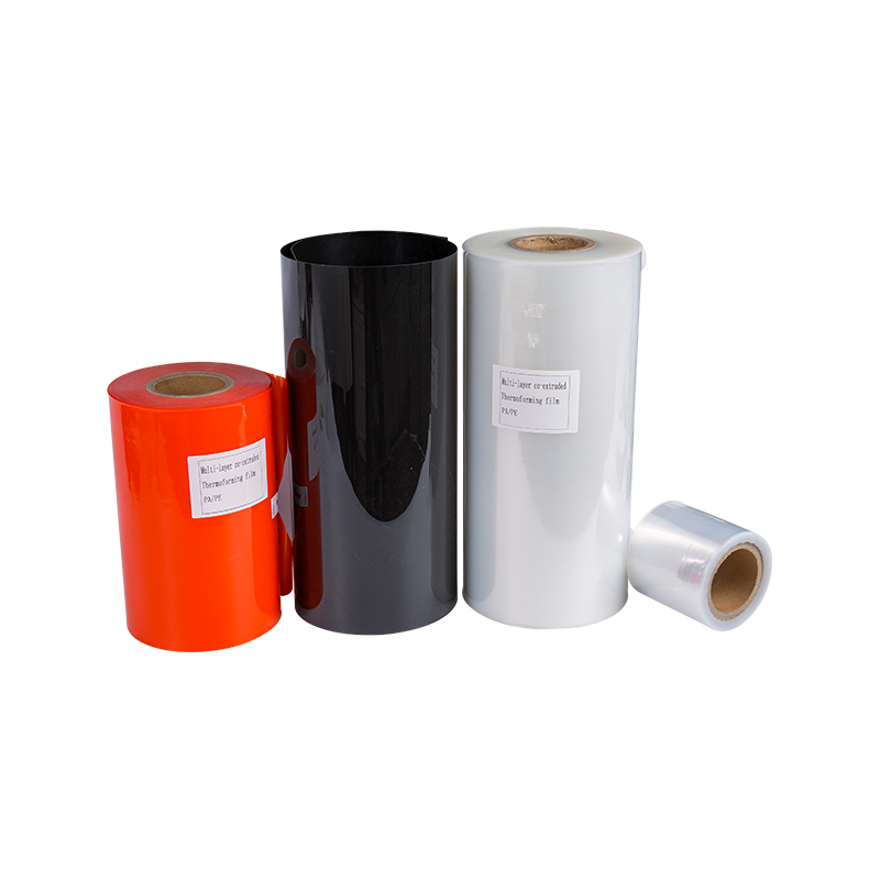 7-11 réteg PA/PE általános gát hőformázó fólia 7-11 réteg PA/PE általános gát hőformázó fólia