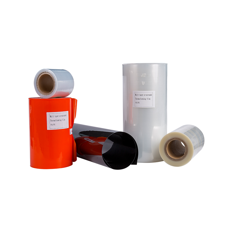 7-11 réteg PA/PE általános gát hőformázó fólia 7-11 réteg PA/PE általános gát hőformázó fólia