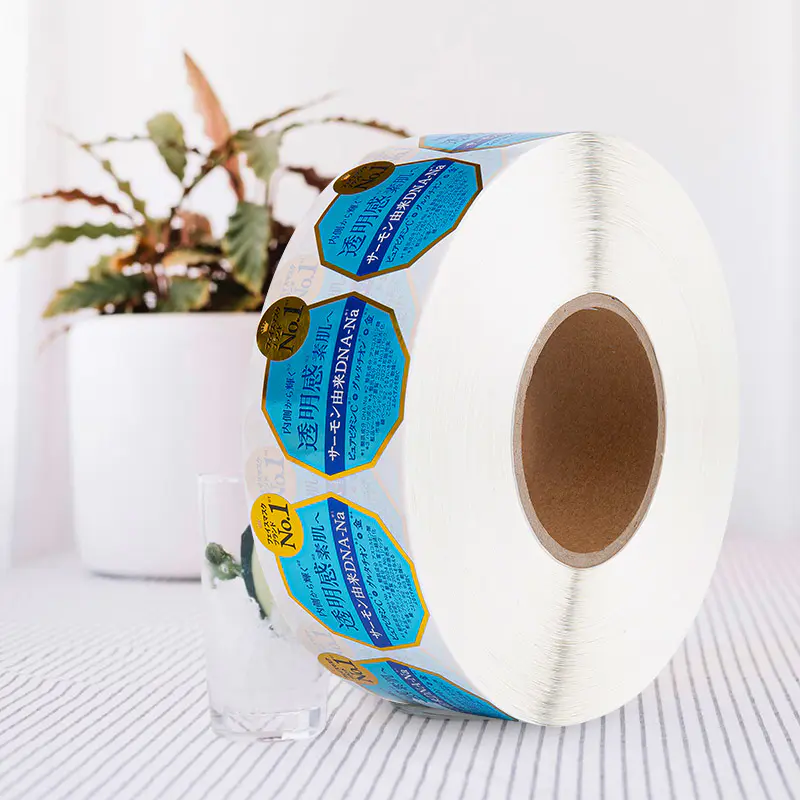 Vízálló Olajálló Beauty öntapadós matrica címke