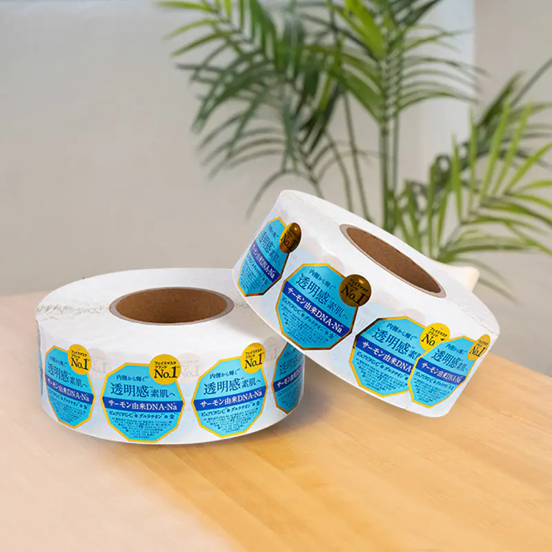 Erős tapadó súrlódásálló kávézacskó öntapadós matrica címke